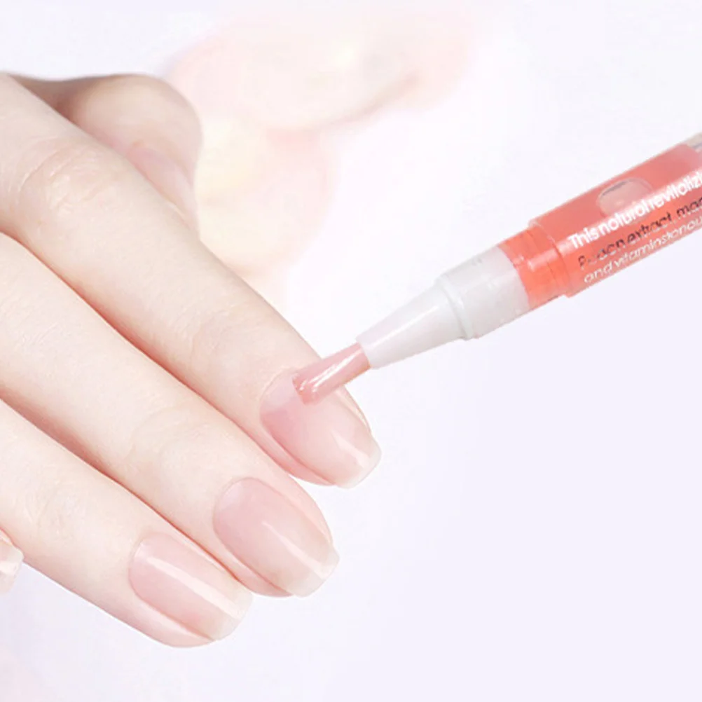 Stylo à huile pour cuticules, 6 pièces, huile essentielle pour ongles, pointe de brosse, soins des ongles, nourrissant, réparateur, stylo de traitement de manucure