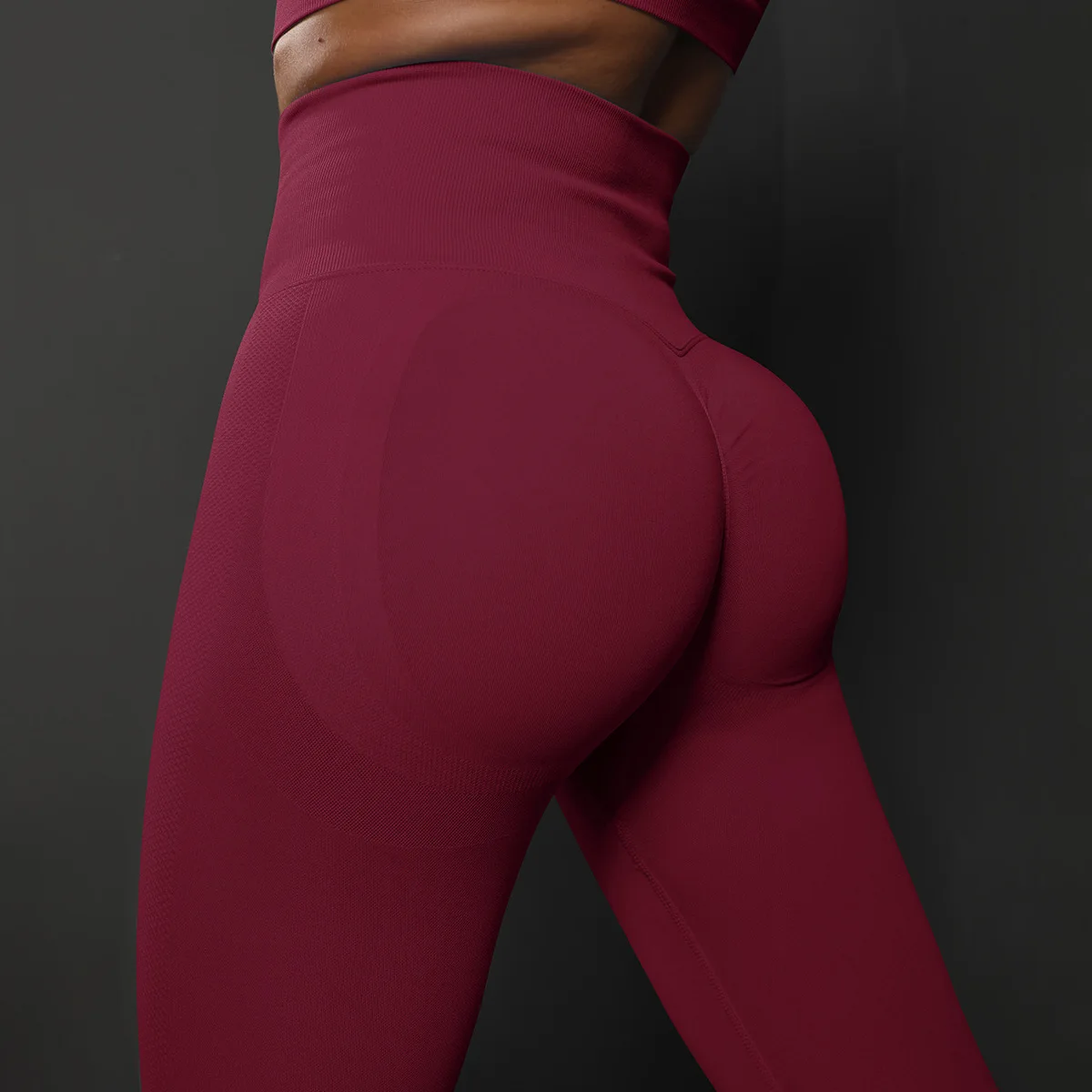 Po-Lifting-Leggings mit hoher Taille für Damen, Bauchkontrolle, Po-Lifting-Effekt, butterweiche Gym-Yoga-Hose, Push-Up-Effekt – Detail 6
