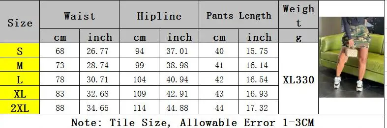 BKLD New Summer Y2K Clothes Women Streetwear Large Pocket Zipper Camouflage Skirts Fashion Printed Sexy Pencil Mini Skirt