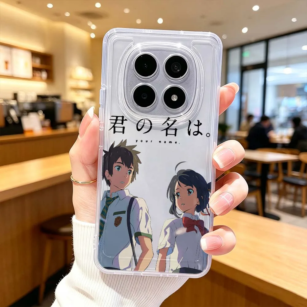 Popular Anime Your Name For Xiaomi Redmi Note 15 14 13 12 11E 9 Pro Pro+ 4G 5G Protective Transparent Phone Case Cover