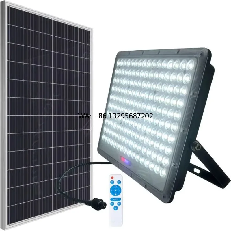 

Family Style Household Version Home Use Model Housing Aluminum Lamp 50W 100W 200W 300W 400W IP65 Rechargeable Solar Floodlight