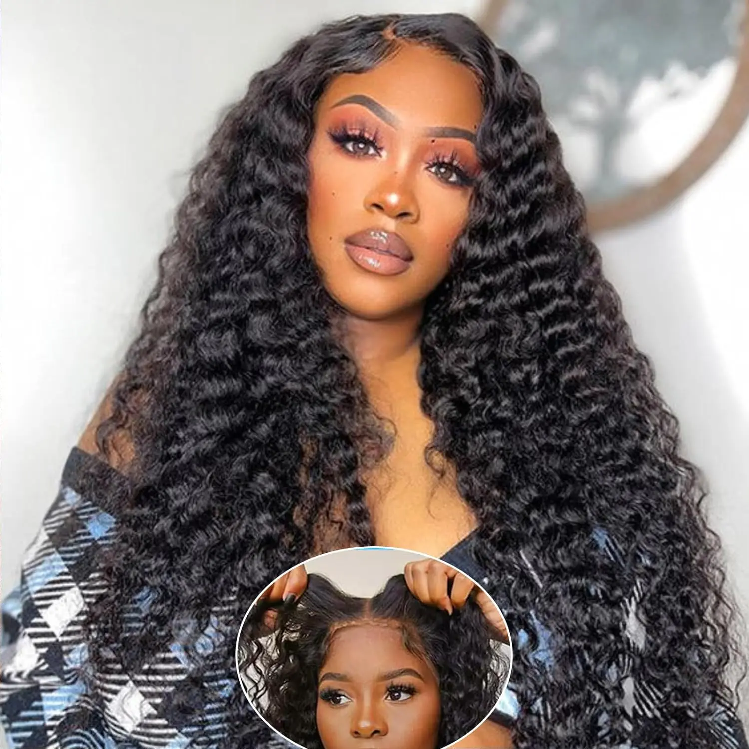 

Wear Go Glueless Wig 30 32 Inch Deep Wave 13x6 13x4 HD Lace Frontal Wig Ready To Go Human Hair 6x4 HD Glueless Wigs Pre plucked