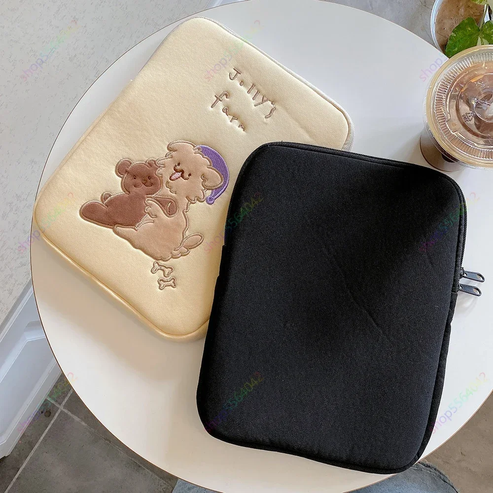 جراب جراب كمبيوتر لوحي لطيف على شكل دب ، جراب لسامسونج جالاكسي A9 + ، علامة التبويب A9 بلس ، من من من من خلال X216 ، X218 ، غطاء كيس المثانة الداخلي ، 11 بوصة