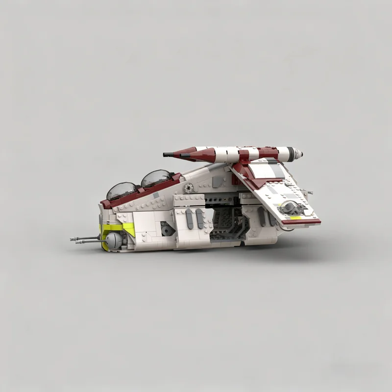 1641pcs MOC Republic Gunship CW Version Star Battle Model Building Blocks Toy Christmas Gifts Construction Education DIY Brick view 4