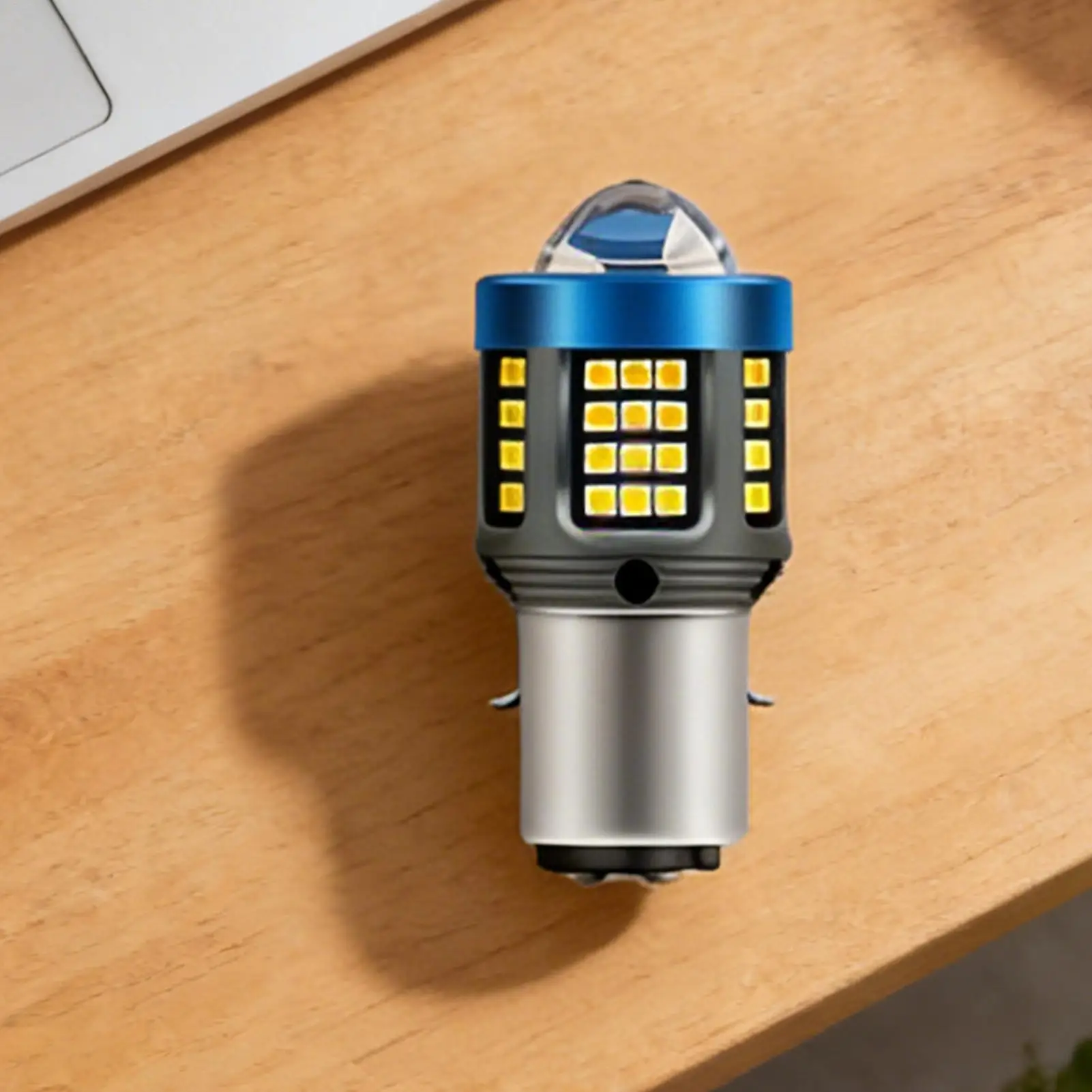 

Motorcycle Headlight H4 Bright Double Mode Aluminum Alloy Headlamp Motorcycle LED Headlight for Scooter ATV Dirt Bike Racing