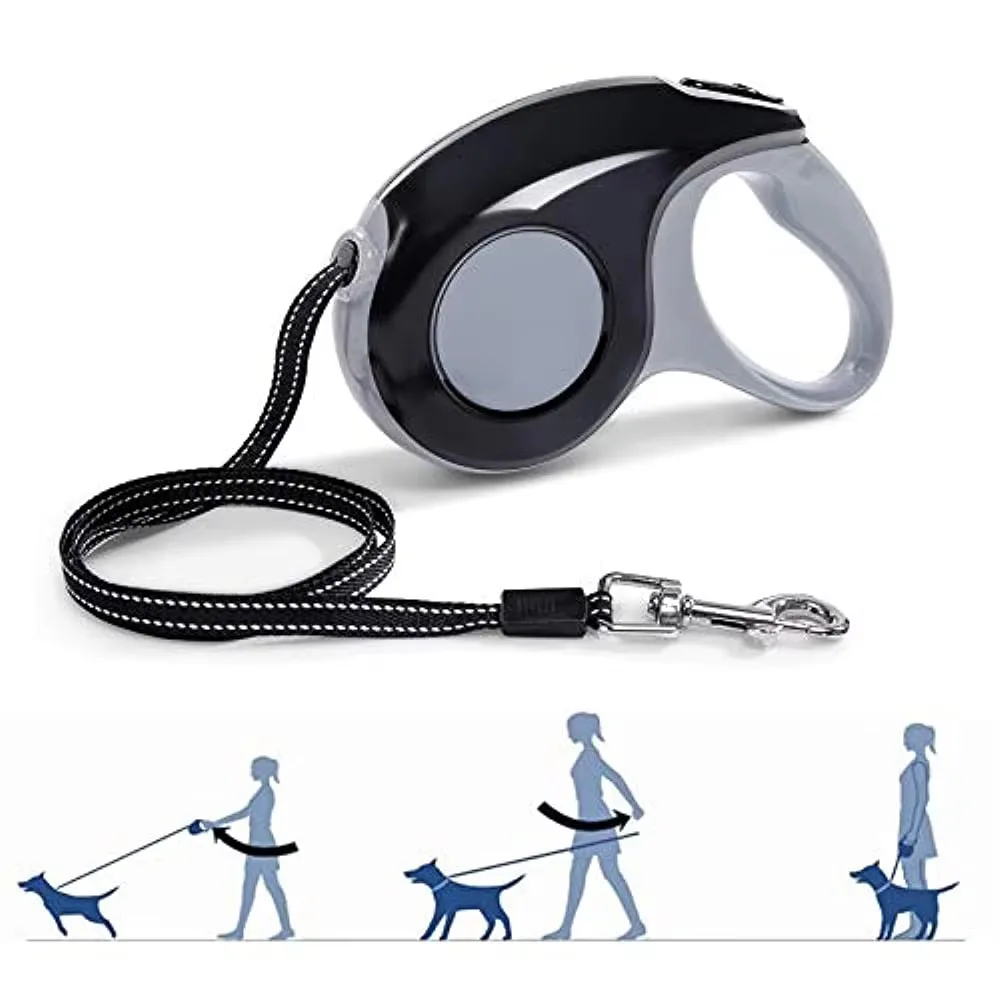 Dog Walking Rope Retractable Telescopic Traction Rope Universal 3/5M Nylon Leash Rope Automatic Extending Rope Outdoor Running