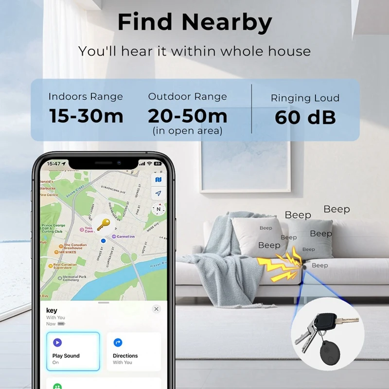 Smart Anti-Lost Tracker per Ios Smart Tracker Alarm Mini Tag Key Child Finder Pet Tracker Location Bluetooth Tracker
