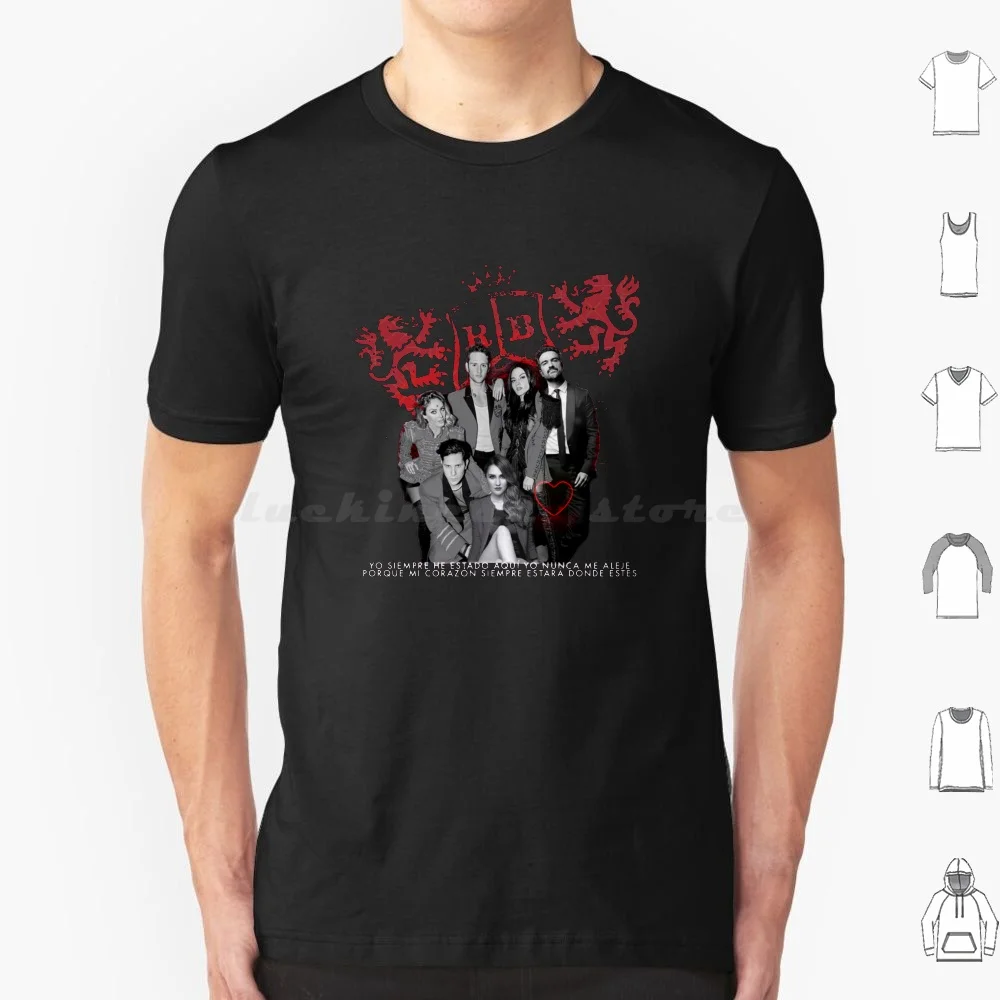 Camiseta Rbd Talla Grande 100% Algodón Rbd Rebel Anahi Sweet Maria Maite Perroni Christian Chavez Alfonso Herrera Christopher