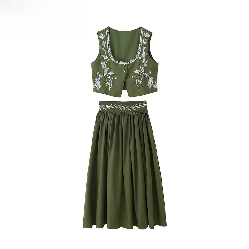 

Модный женский топ-бот с тяжелой вышивкой и пайетками, комплект ort Street Sle из полиэстера без свека, осенняя одежда для взрослых