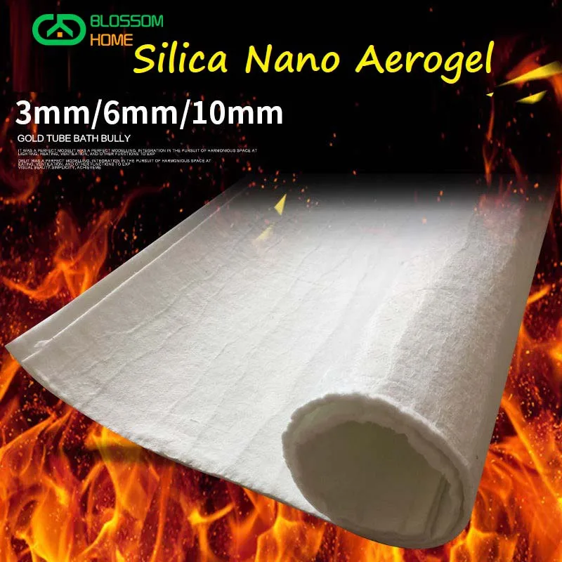 Silica Nano Aerogel Felt Composite Insulation Material Boiler Pipe Heat insulation Fireproof Waterproof Moisture-Proof Board