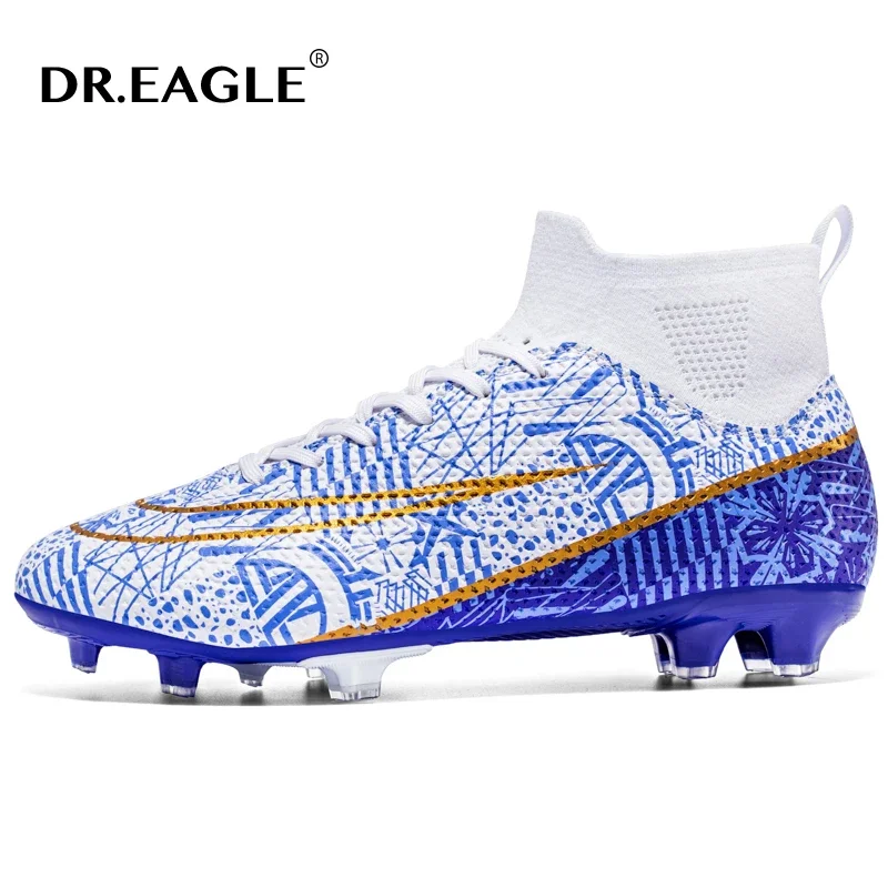 

Мужские футбольные бутсы DR.EAGLE, футбольные бутсы до щиколотки для взрослых и детей, бутсы для тренировок на траве, спортивные кроссовки, футбольные бутсы