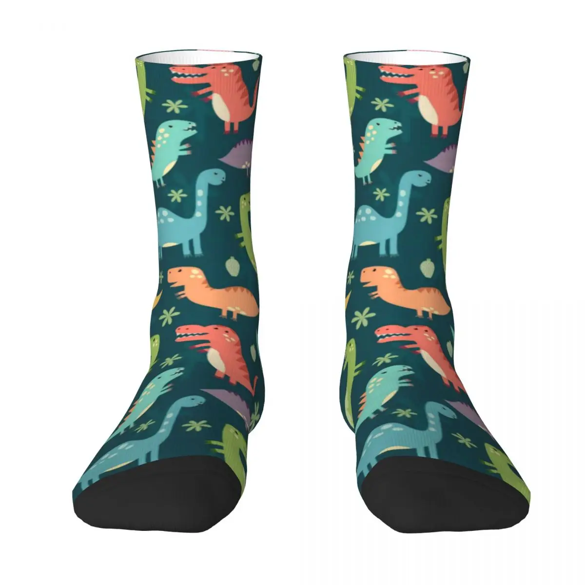 Cute Colorful Dinosaurs Socks Tyrannosaurus Rex Dinosaur Funny Stockings Ladies Breathable Climbing Socks Design Anti-Slip Socks