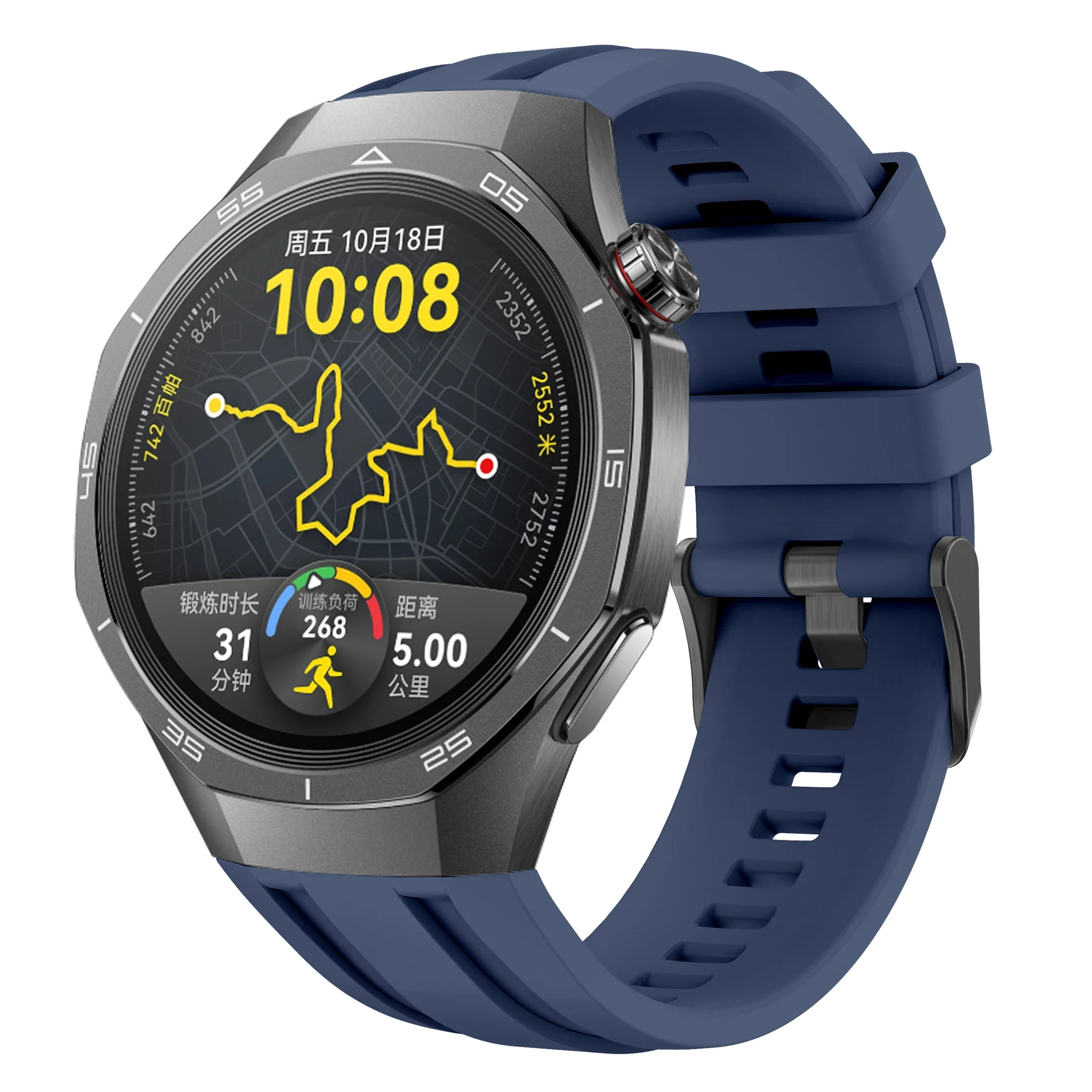 Ремешок без зазоров для Huawei Watch GT5pro 46 мм, полностью подходит, мягкий силиконовый браслет Materal для Huawei GT5PRO 46 мм, полное покрытие/бесшовный