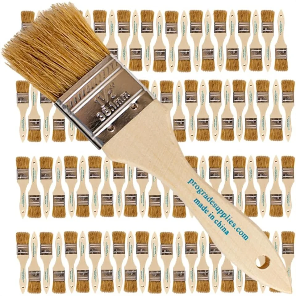 

1.5 Inch Chip Paint Brushes 96 Pack for Painting Staining Crafts