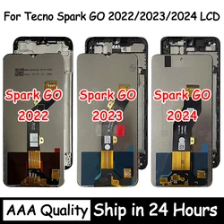 OEM For Tecno Spark Go 2022 2023 2024 LCD KG5 BG6 BF7n Display Touch Screen Digitizer Assembly Replacement Repair Parts