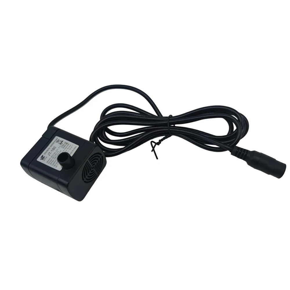 JT-180 DC12V 24V Mini DC Brushless Submersible Pump for Solar Fountains Fish Tanks Max 100~350L/H