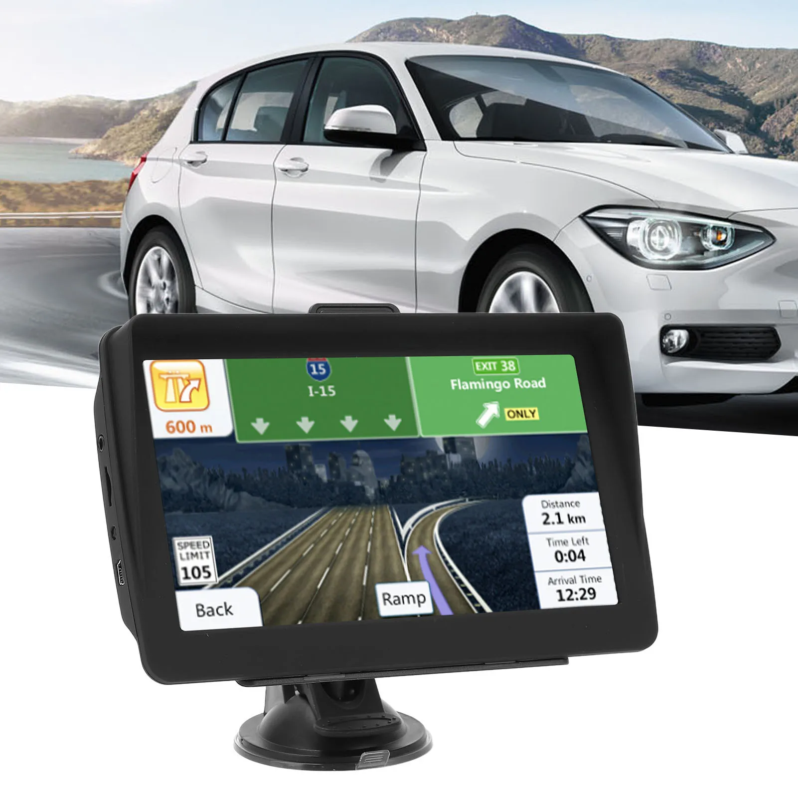 

7in GPS Navigation 256MB+8GB for CE 6.0 System Portable for Car Truck Car GPS Navigation System