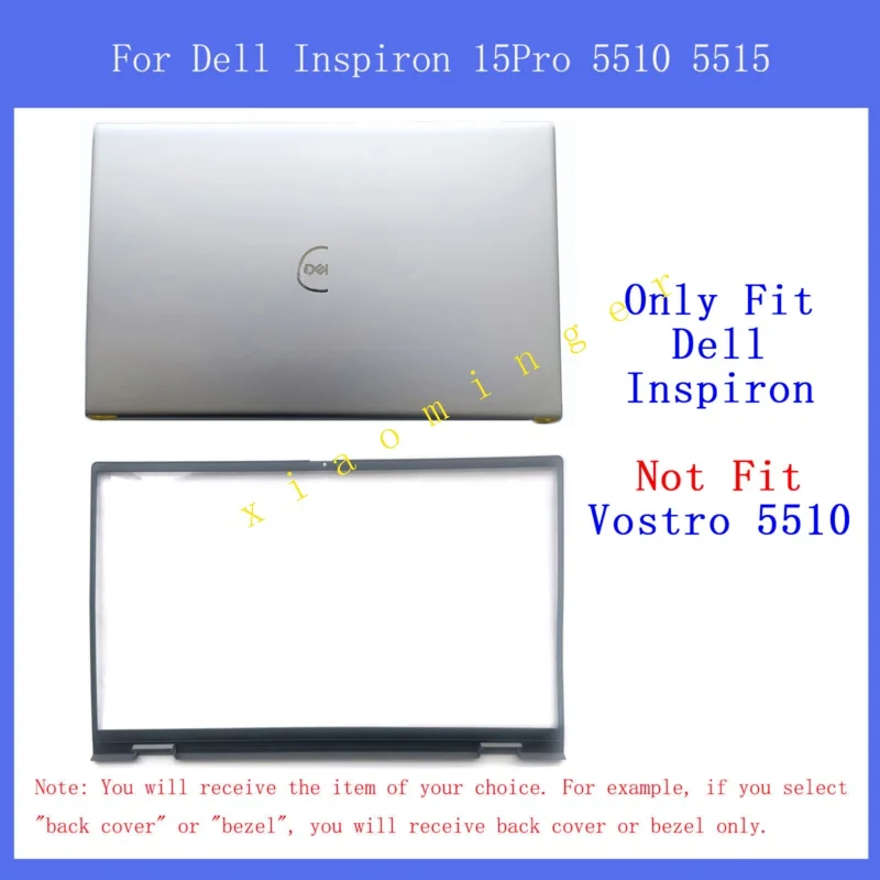 New LCD back cover/front bezel for Dell Inspiron 15pro 5510 5515 chfvw 05wk5x