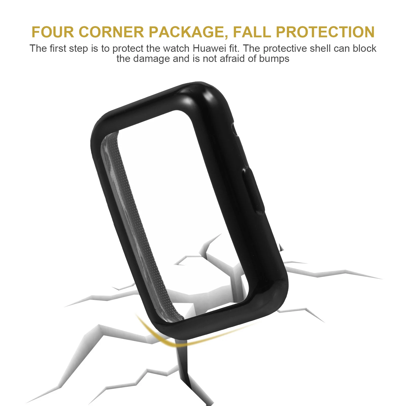 

2 Pcs All-inclusive TPU Protective Case Watch Shell Protector Caps Chic Smartwatch Cases Covers