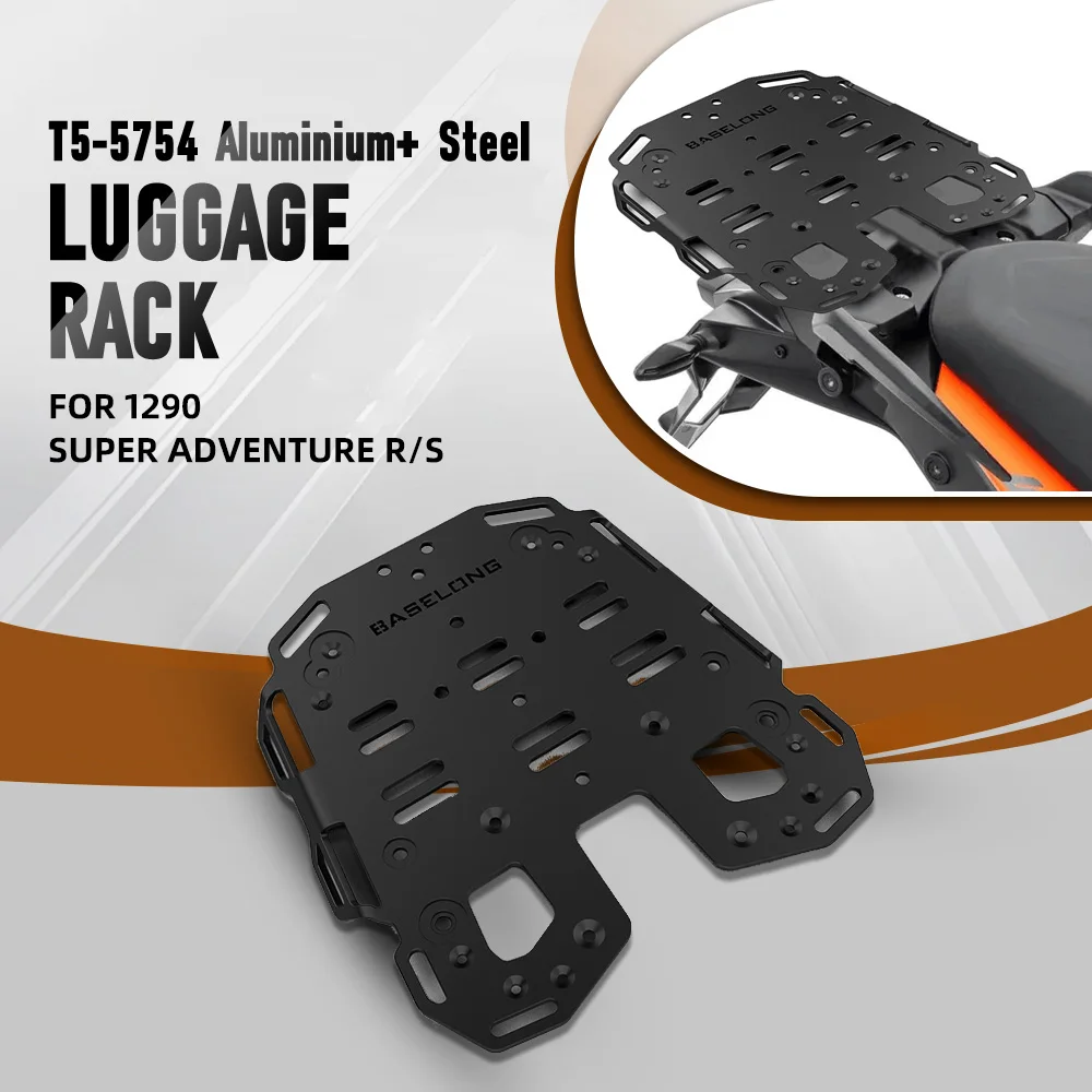 

For 1290 Super Adventure R/S 2021-2022-2023-2024 Luggage Rack Bracket Tail Box Carrier Storage Suitcase Bracket Top Box Shelf