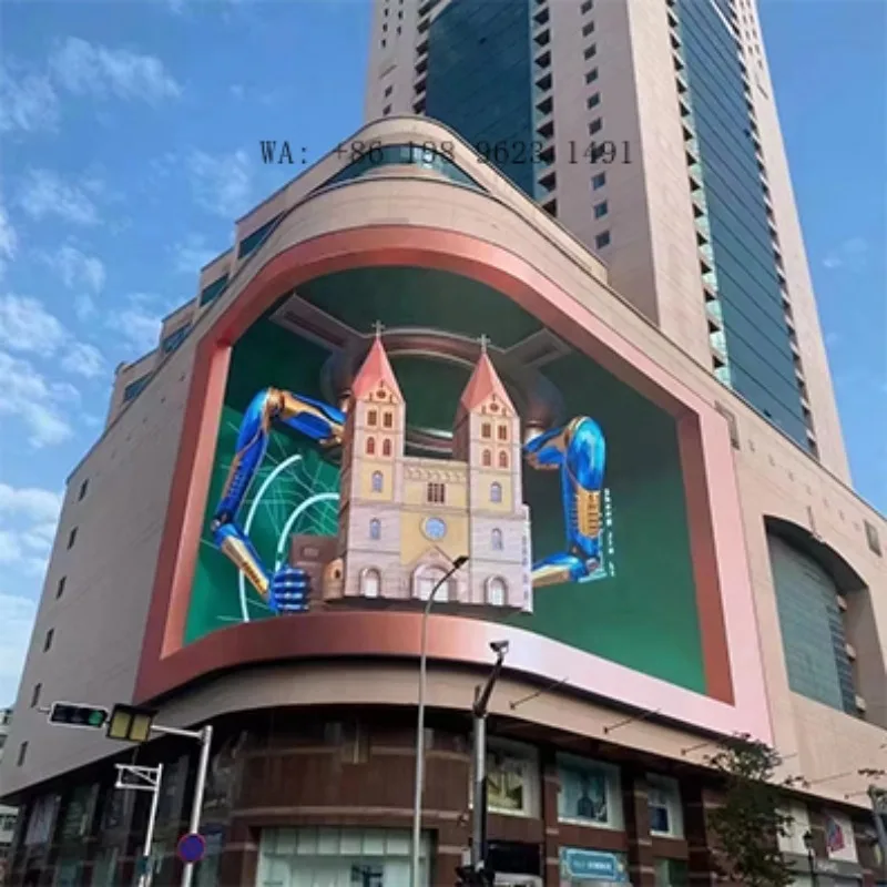 

P4 P5 P6 P8 P10 Outdoor LED Billboard High Brightness Waterproof Fixed HD Digital Signage Advertising Video Wall Screen