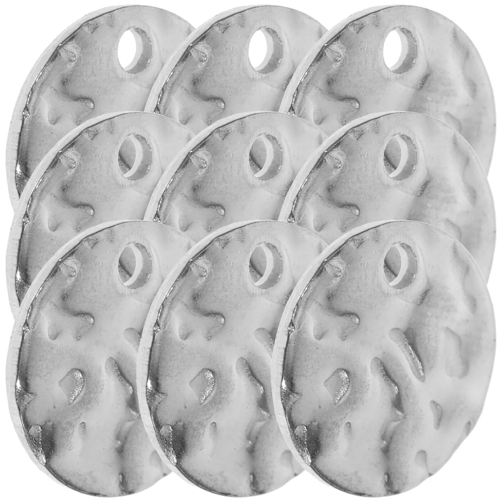 

60Pcs Stainless Steel Disc Charms Alloy DIY Jewelry Accessories for Bracelet Necklace Earrings Making Pendants