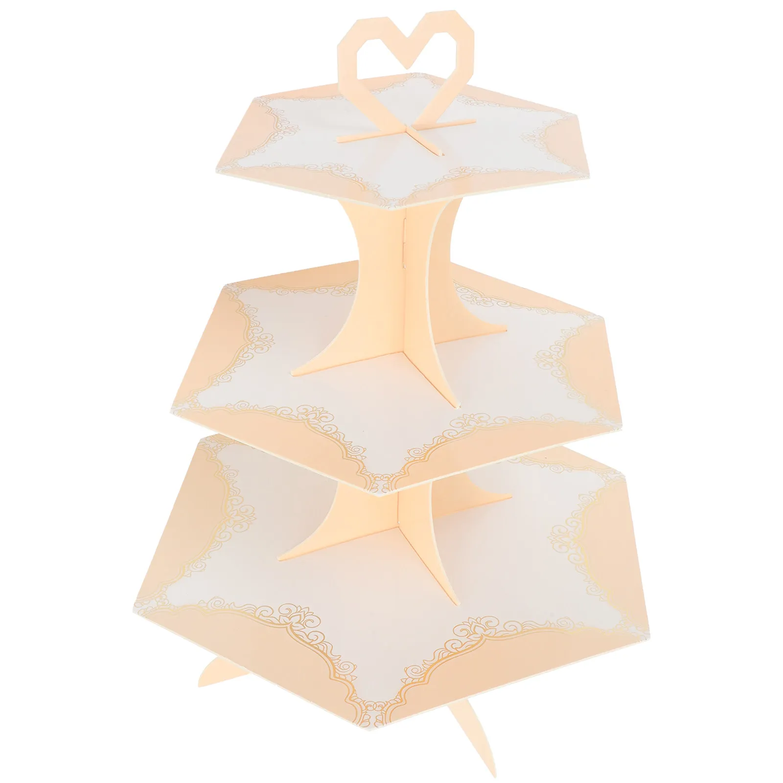 

Трехуровневая подставка для торта, бумажная подставка для кексов для вечеринок, многофункциональная подставка для десертов, поднос для печенья на день рождения и свадьбу, с дизайном бабочки