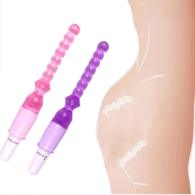 Anal Beads Vibrator Adult Masturbation Butt Plug Prostate Massager G-Spot Stimulation Soft Silicone Backyard Toy Sex for Couples