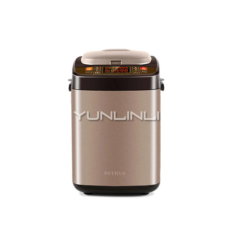 Mesin pemanggang roti Mini multifungsi, mesin pengaduk adonan Yogurt tubuh logam, mesin sarapan fermentasi