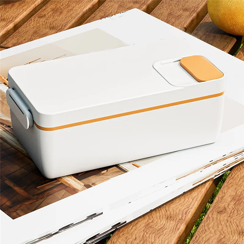 

Y67A-Electric Lunch Box With1l Removable Stainless Steel Container Food Heater Heating Lunch Box Foradult/Work/Car/Truck