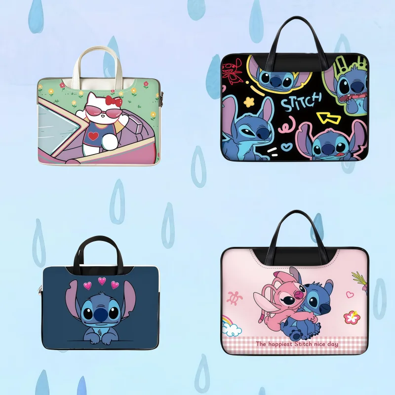 

Сумка для ноутбука Hello Kitty Stitch, сумка для ноутбука, офисная упаковка 13, 14, 15, 16, 12-дюймовая сумка для ноутбука, дорожная сумка, Huawei, Asus, Dell