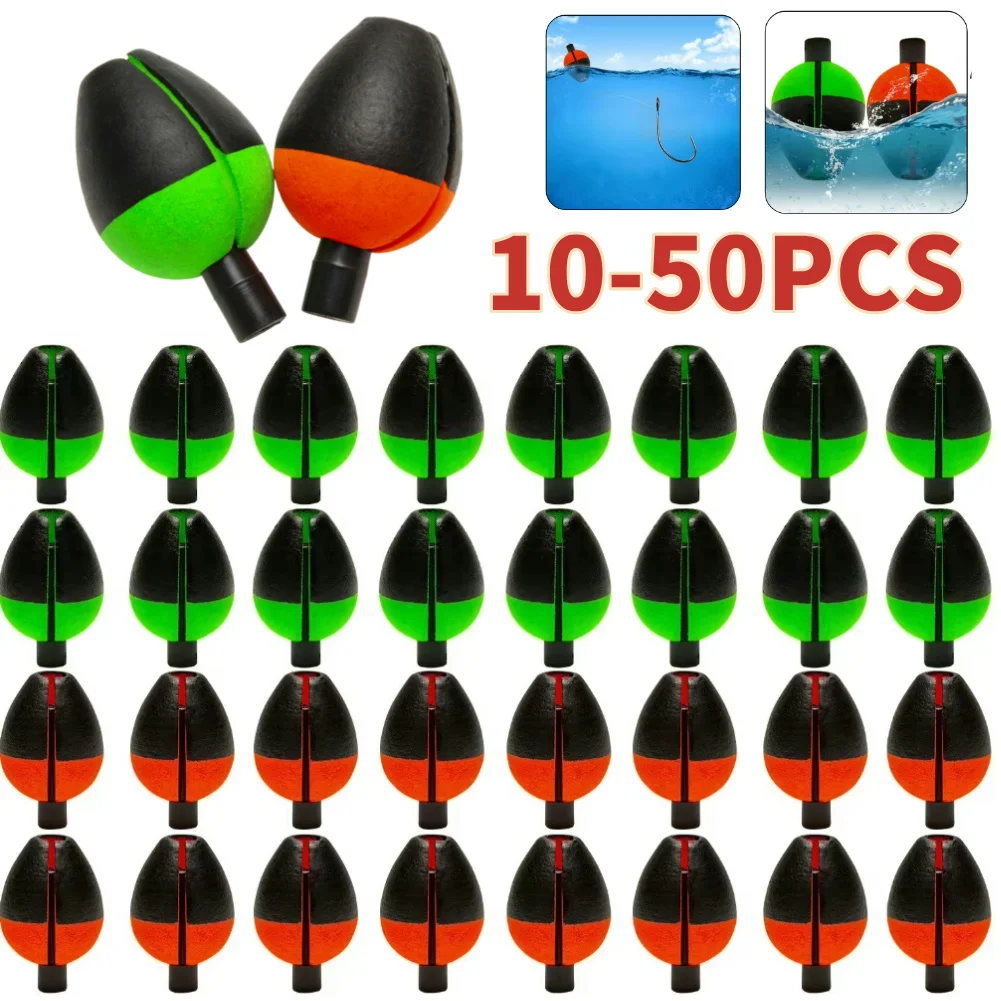 10Pcs High Buoyancy Fishing Floats Compact Fishing Bobbers Adjustable Fishing Buoy Fishing Floats Bobbers for Bass Trout Pike