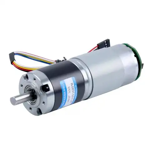 36MM36-555 avec encodeur Max 200kg.cm 11-1538 tr/min couple élevé brossé planétaire DC boîte de vitesses moteur vitesse réglable inversé