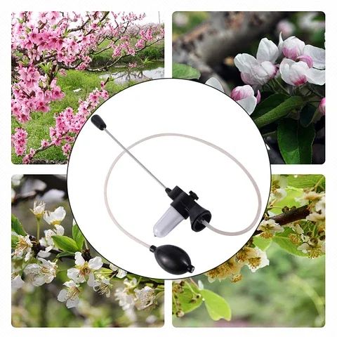 

Telescopic Rod Pollen Pollinator Vegetable Fruit Tree Artificial Pollination Orchard Pear Kiwi iPhone Tree Hand-Pollinate Tool