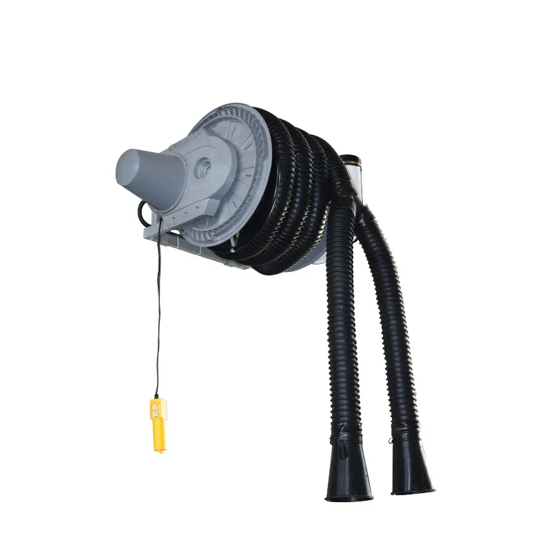 

Dual Pipe Ends Smoke System Double Nozzle Vehicle Exhaust Extraction