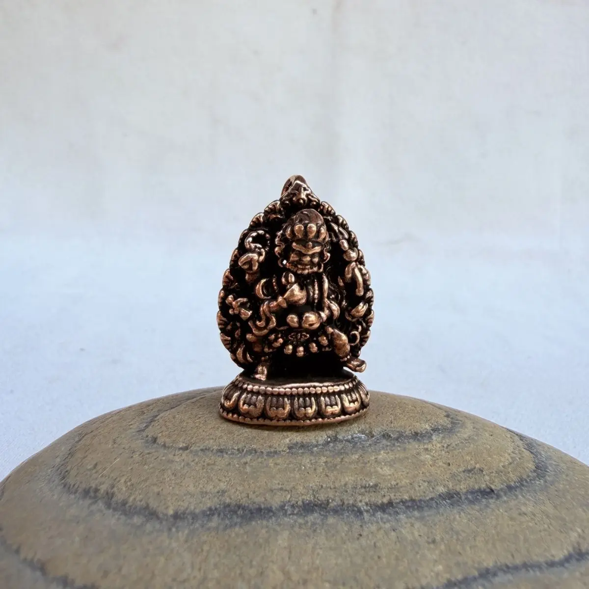 Tibetan Mahakala (Six-armed) Statues Figurines Lucky Ornaments Home Decoration gifts