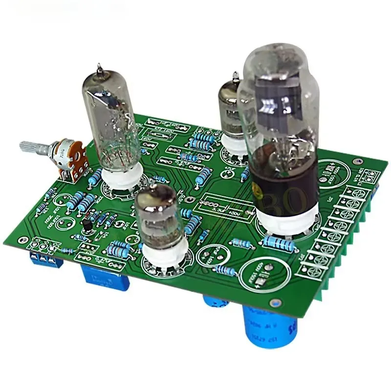 AIYIMA SMSL 6N3 6H3N 5670 SRPP Tabung Vakum Preamp 5Z4P Penyearah Tabung 6E2 Indikasi Mata Kucing Preamplifier Amplifier Audio