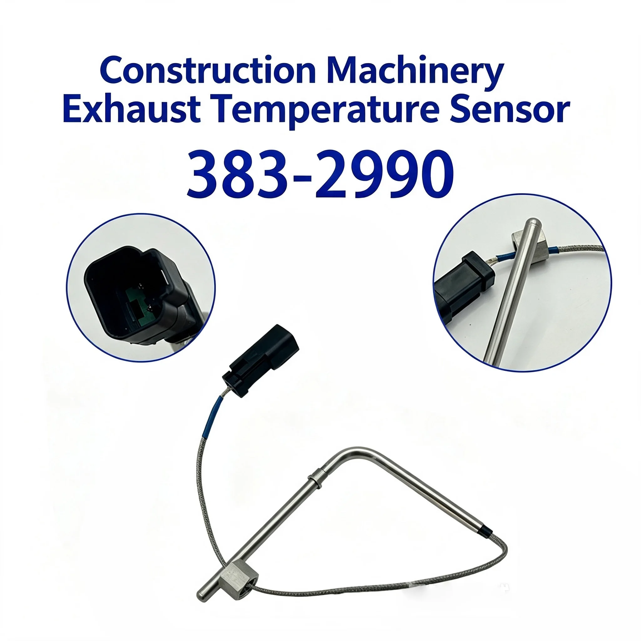 Gas Temperature Sensor 383 2990 For CAT 336D 320C Digger Engine Pressure Monitor High Accuracy Replacement Auto Parts