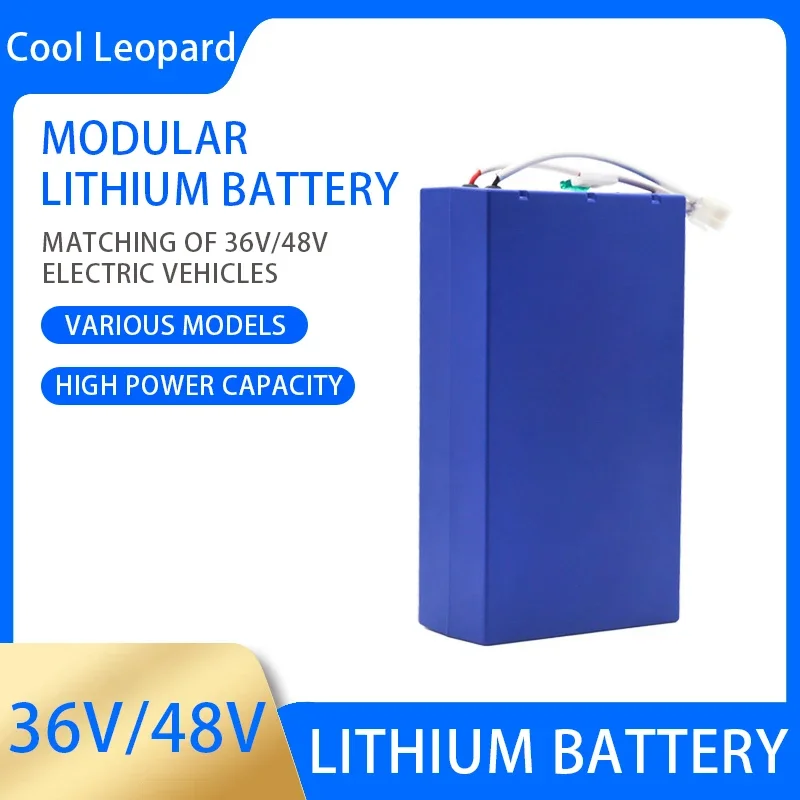 Large-capacity 48V12ah electric vehicle lithium battery 36v bicycle battery built-in module power lithium battery pack