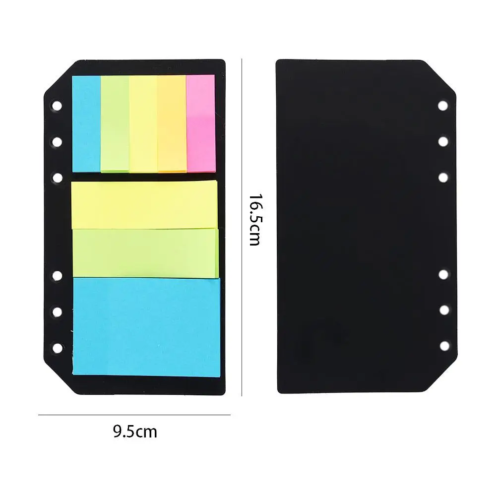Офисный переплет с 6 отверстиями для блокнотов с вкладышами B5 A5 A6, планировщик липких заметок, блокнот с расписанием, молочная заметка