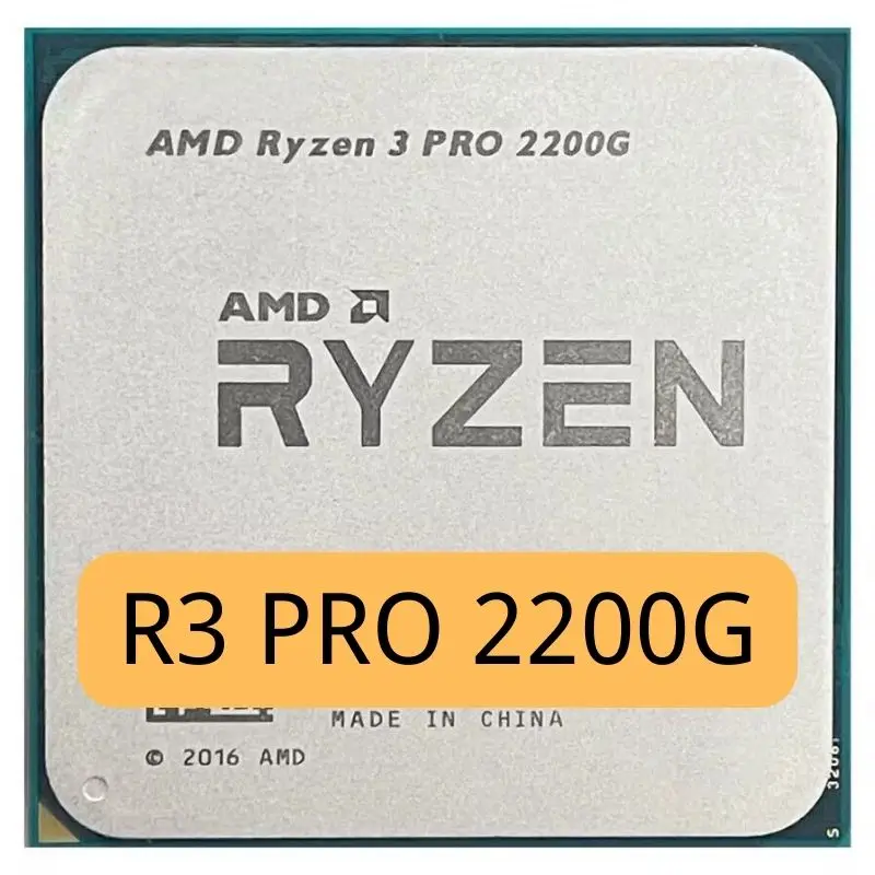 AMD Ryzen 3 PRO 2200G R3 PRO 2200G 3.5 GHz Quad-Core Quad-Thread CPU Processor YD220BC5M4MFB Socket AM4