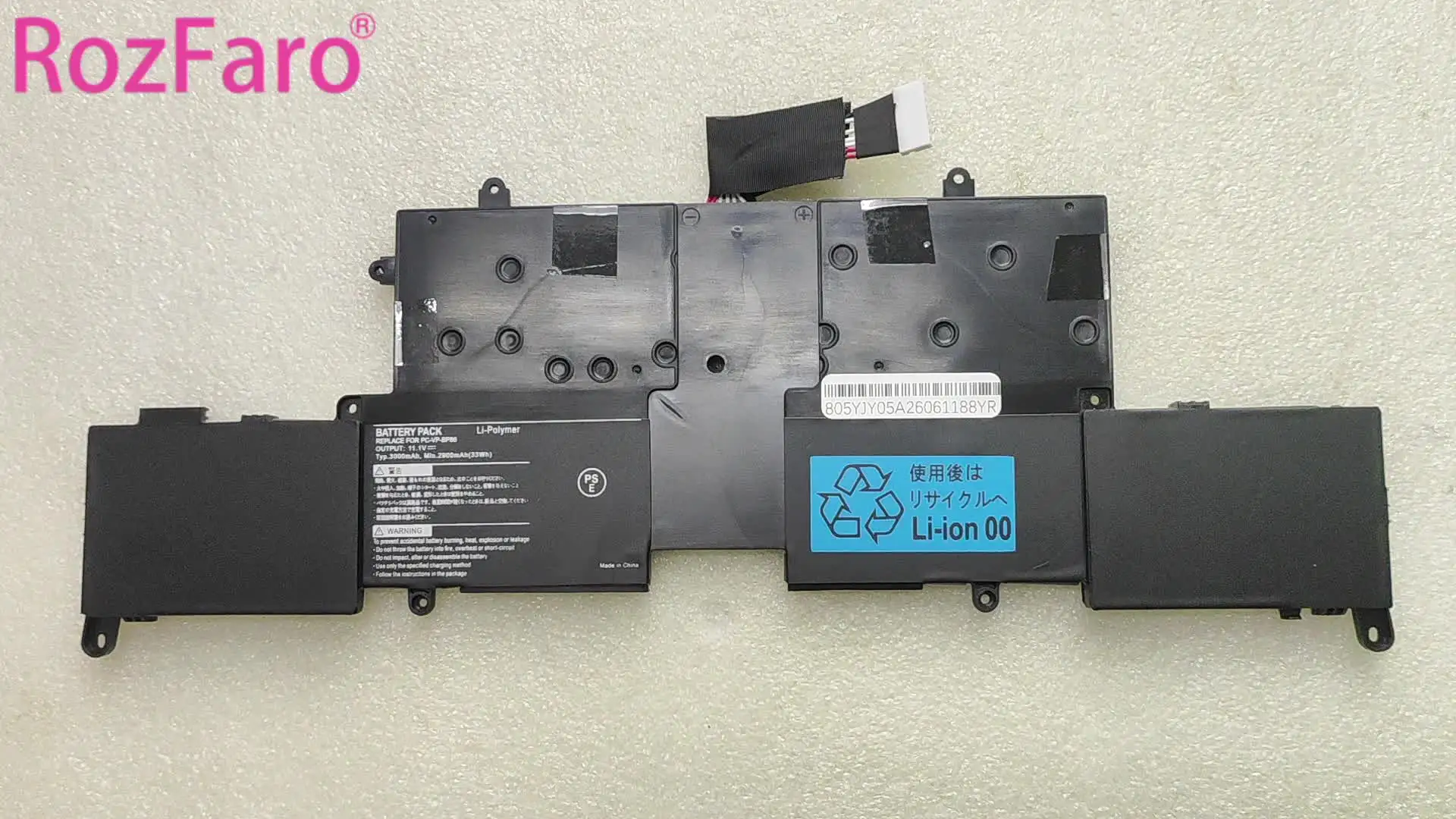 New PC-VP-BP86 VK18TG VK19SG-E Laptop Battery 11.1V 33Wh For NEC