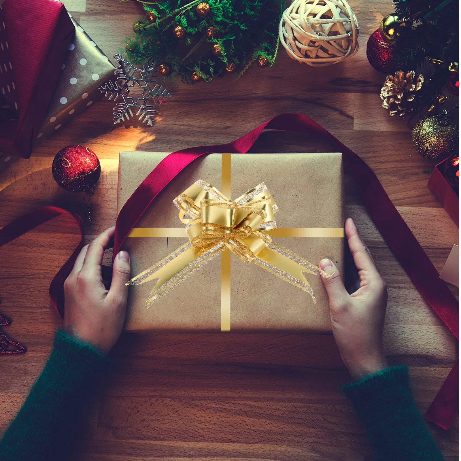 Conjunto de 30 Laços Decorativ - Gift Box Wrap Set avaliação e preço