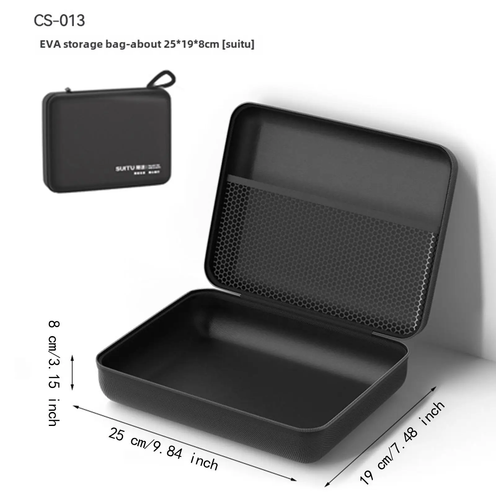 Car Cleaner Storage Bag Portable Tool Storage Case Zipper Design Organiser Pouch Mini Vacuum Cleaner Case for Power Cord