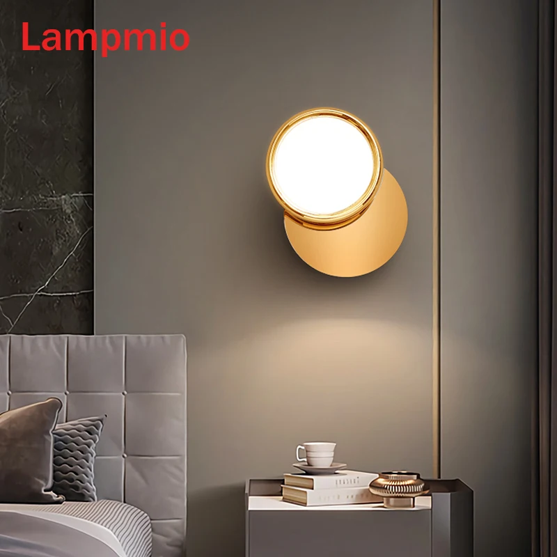 

Luxury Stainless Steel Wall Lamp For Living Room TV Background Wall Decorative LED Luminaire Modern Bedroom Bedside Wall Sconce