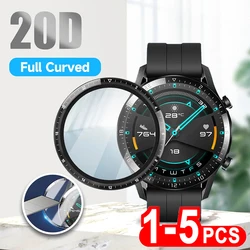 Cubierta de película protectora de vidrio de fibra suave para Huawei Watch GT Runner GT 2E 3 Pro 42mm 43mm 46mm, Protector de pantalla para Honor Magic 2