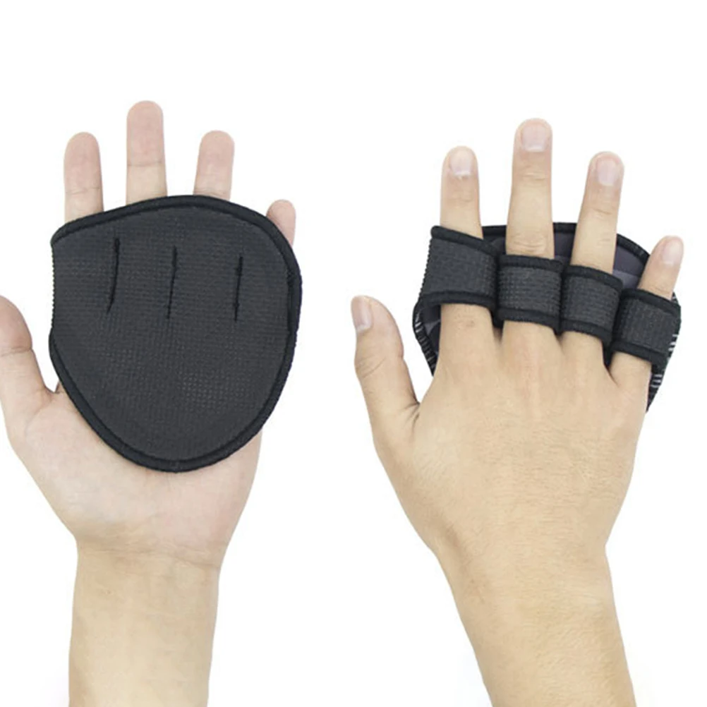 

Gym Gloves Weightlifting Palm Pad Anti slip Half Finger Men Sports Grip Pads Fitness Accessories Cycling
