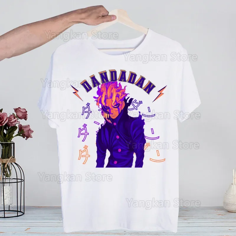 Dandadan Okarun انمي ياباني تي شيرت الرجال القمصان جودة الصيف بلايز قصيرة الأكمام تيز تي شيرت