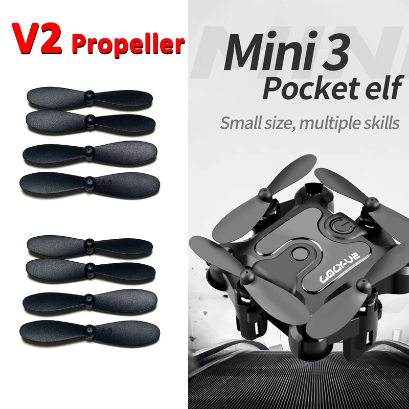 4DRC V2 Mini Drone Original Spare Part V2 Propeller Maple Leaf Blade Rotor Wing Part 4D-V2 Replacement Accessory