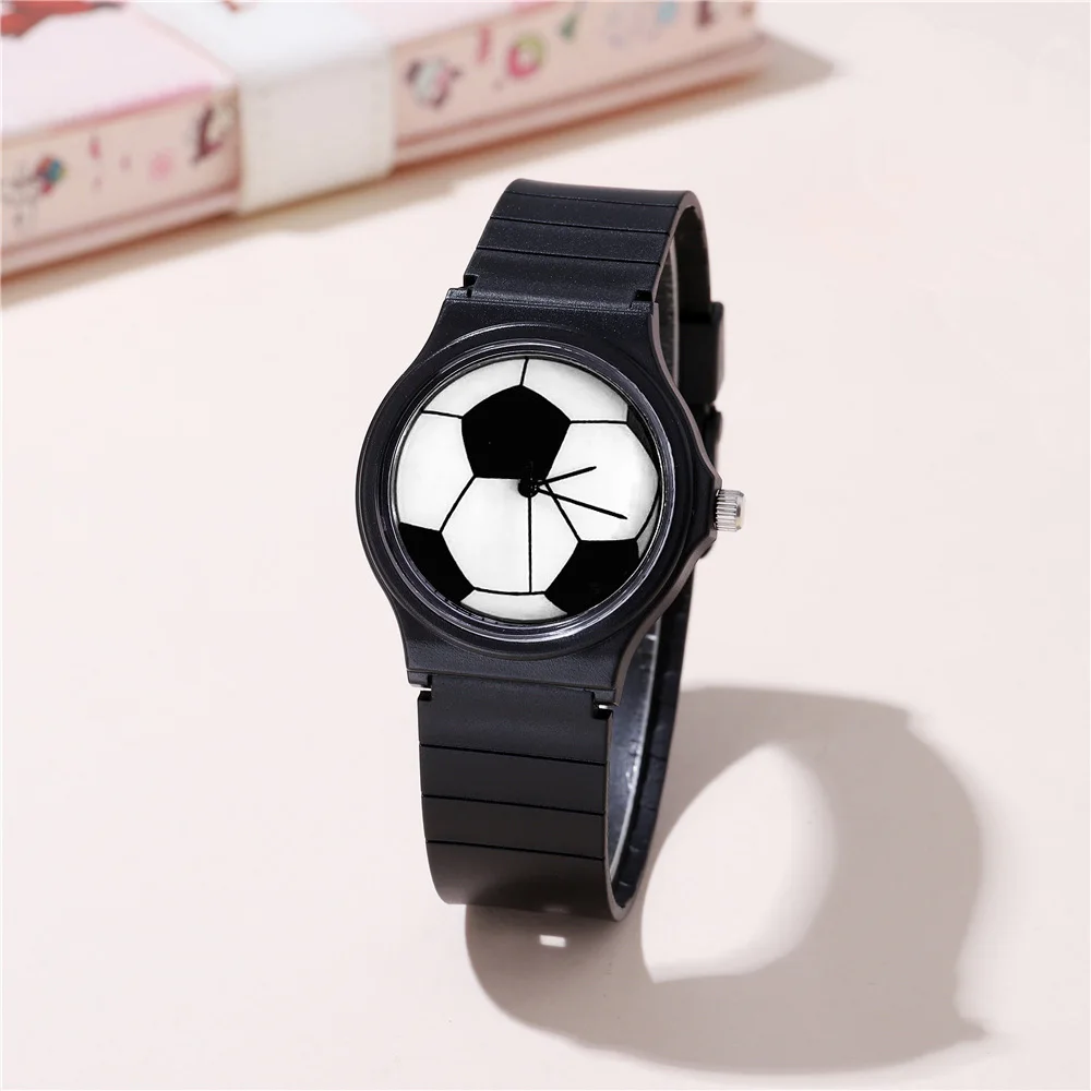 Football Style Quartz Boys and Girls Students Wrist Watch Sports Watch